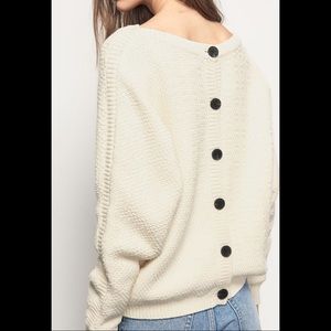 BA&SH Marlet Button Back Sweater